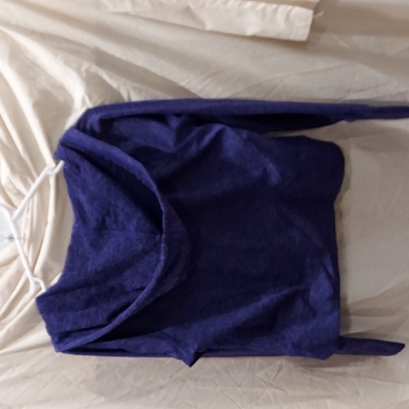 Champion Purple and Black Blended Pattern Zipper Hoodie w/ Thumb Holes Size Med - Picture 7 of 9